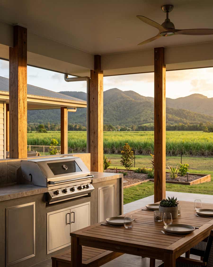 Insulated patio at Gordonvale
