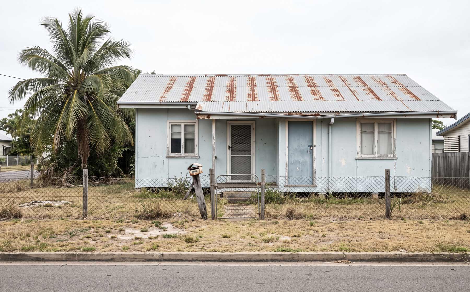 Before — the original house